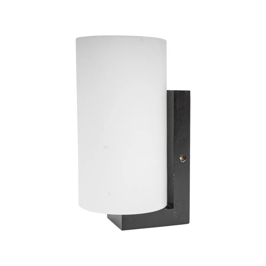 Нанесете телури, 1*e27, бяло с кафяво, дърво и стъкло, ip.20