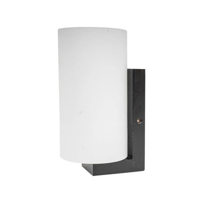 Нанесете телури, 1*e27, бяло с кафяво, дърво и стъкло, ip.20