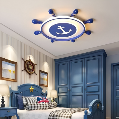 60W морски LED LULUS, диаметър 38 см, студена/гореща/неутрална светлина, бяло