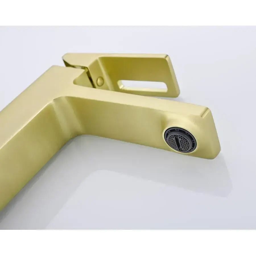 Батерията Washbasin Monochander Carridge Ceramic Alama Aurer Satin Fittings и фиксиращ комплект включва 9807d