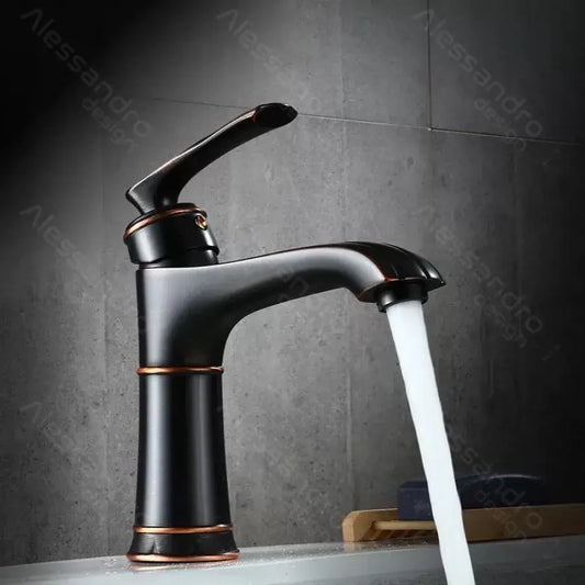 Washbasin батерия, санитарен месинг, черно, OD01/B
