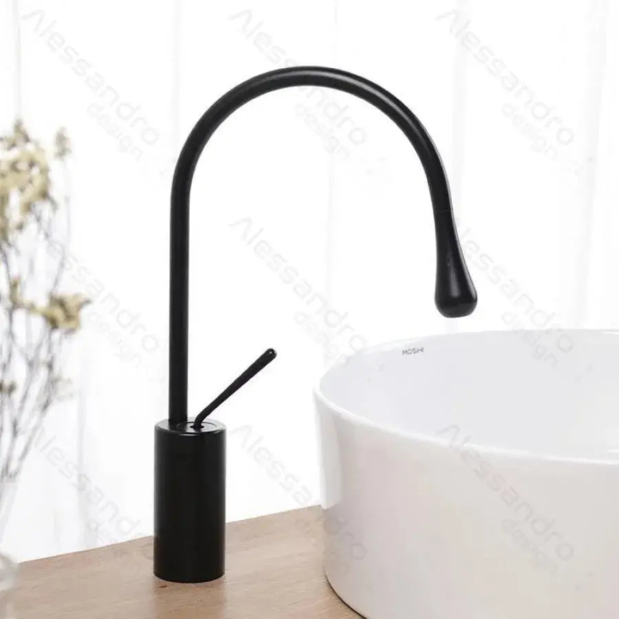 Washbasin батерия, санитарен месинг, черен, Wzy/327/b