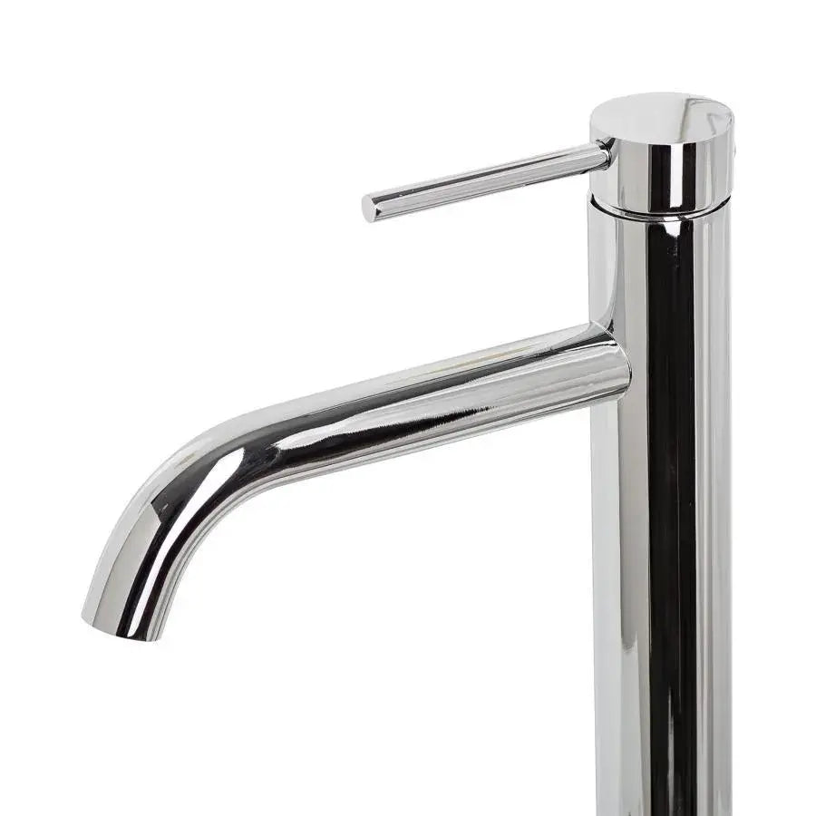 Батерията Washbasin High Monochander Carridge керамика Alama Sanitary Chrome Glossy Fittings и фиксиращ комплект включва 7527