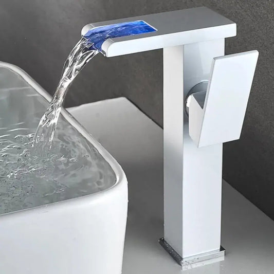 Washbasin батерия, RGB светлина, смяна на цвета в зависимост от температурата на водата, OD3014
