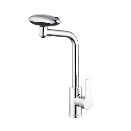 Батерията Washbasin патрон керамичен Pipa Rotary Chrome Glossy Fitingings включени EC02