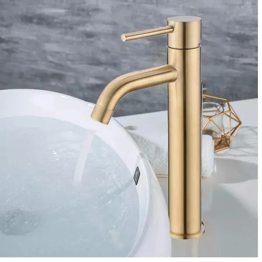 Washbasin батерия, неръждаема стомана 304, злато, N/MP0A2