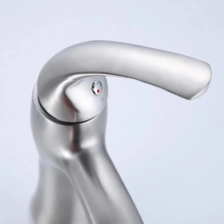 Washbasin батерия, неръждаема стомана 304, сатен, MP015