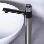 Батерия Washbasin Студена вода Старт-стоп от неръждаема стомана UP304, сатен, YSQ/108
