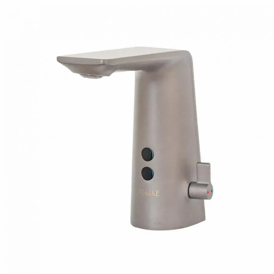 Батерия миещи се със сензор, санитарен месинг, сиво, RW-190gr