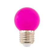 LED крушка, E27, 2W, лилаво