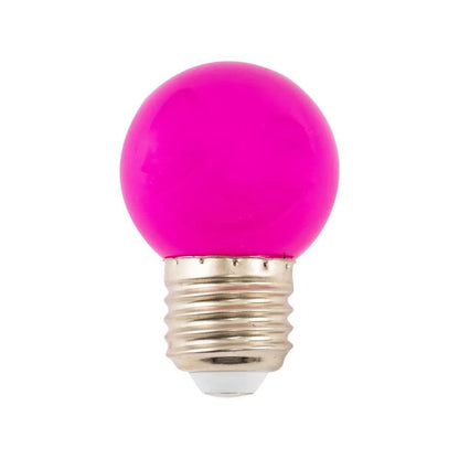 LED крушка, E27, 2W, лилаво
