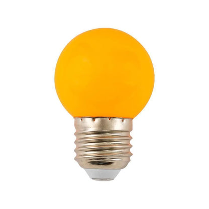 LED крушка, E27, 2W, оранжево