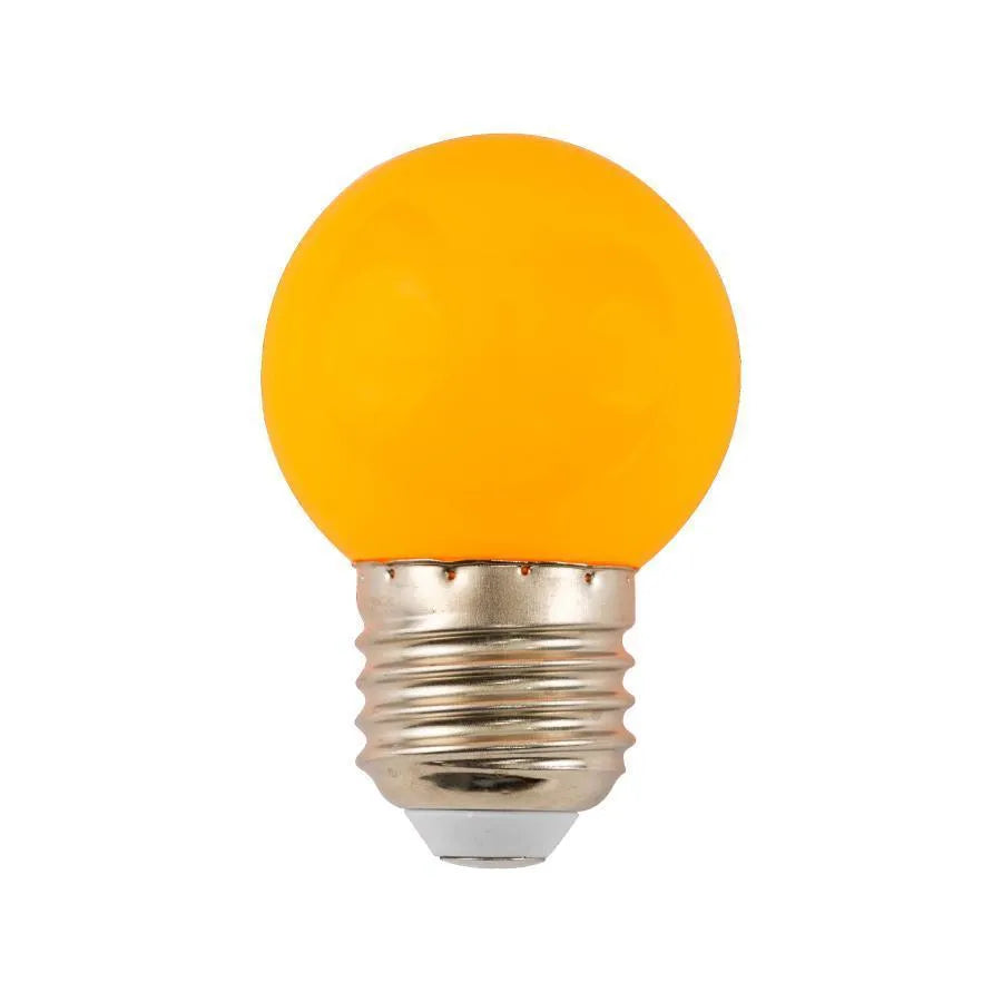 LED крушка, E27, 2W, оранжево