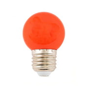 LED крушка, E27, 2W, червено