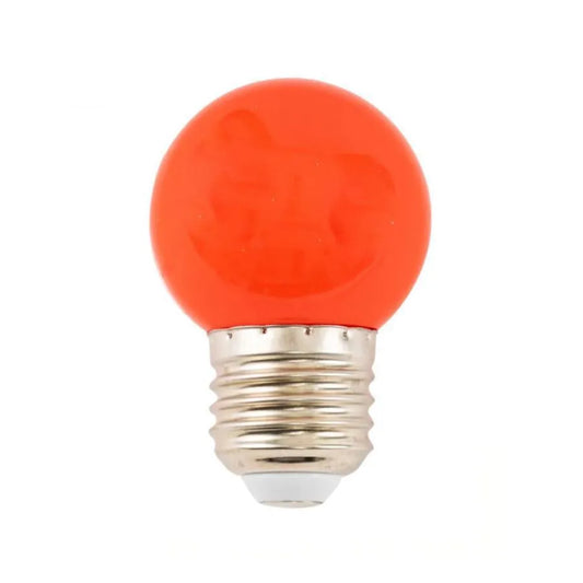 LED крушка, E27, 2W, червено
