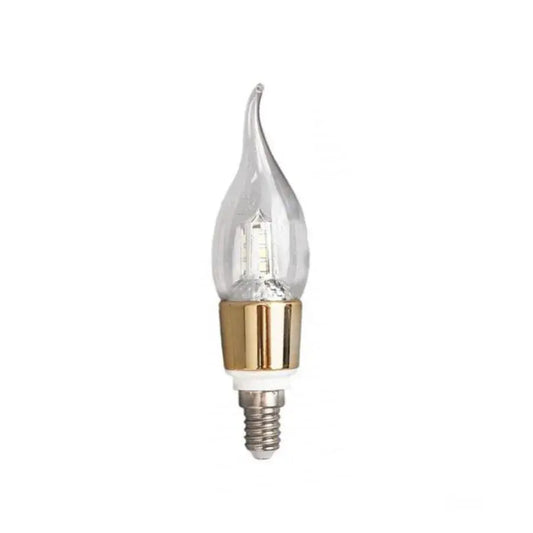 LED светлина E14 свещ, 6W, студена светлина, 6000k