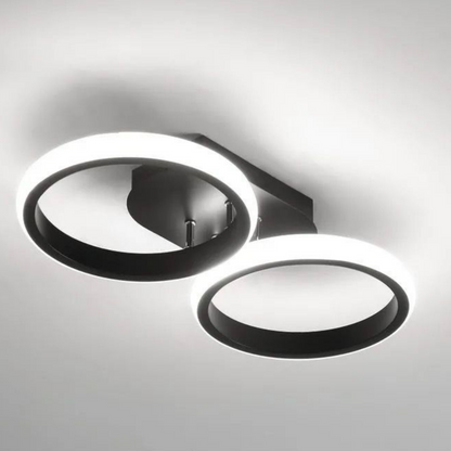 LED LED Elio Celio, 16W, 2 кръга, студена/гореща/неутрална светлина, черно