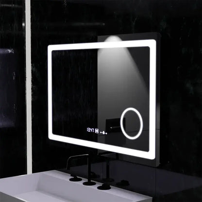 Огледало LED правоъгълна 90x60cm Souverain Motionglow Marcello Dishalict Clock System System