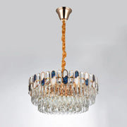 Chandelier Amadi 8*E27, метал и кристал, златист