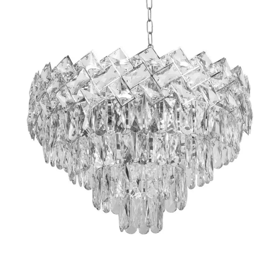 CRISTAL HANDELIER ALEC 7X E14 SILVER