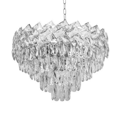 CRISTAL HANDELIER ALEC 7X E14 SILVER