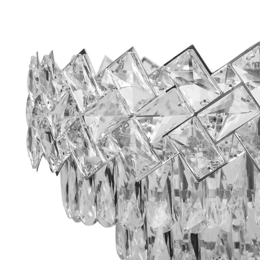 CRISTAL HANDELIER ALEC 7X E14 SILVER