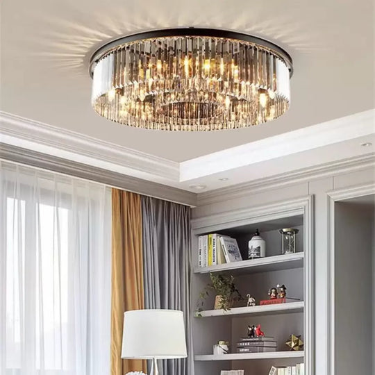 Crystal Candelabra Brady Ø60cm, 18xE14, Circular, Grey Crystal Candelabra Заглавие по подразбиране Alessandro Design