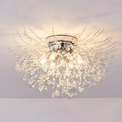 Кристален полилей Rondo Vivace, 5x G9, 38см, хром