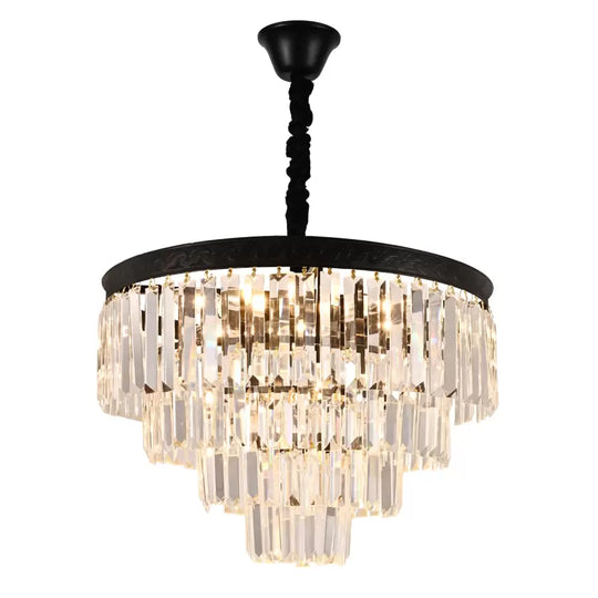 Crystal Candelabra Frank 10x E27 Черен Crystal Candelabra Заглавие по подразбиране Alessandro Design