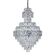 Crystal Crydelabru Windsor Grande Supremo 14xe14, диаметър 60x90 cm, гланцов хром, регулируема височина