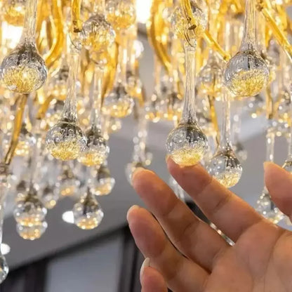 CHANDELIER CRYSTAL MUHAMMAD 10X G9 диаметър 80см злато