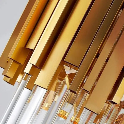 Dario Chandelier, диаметър 30 ​​cm, 3x e14 злато, регулируема височина