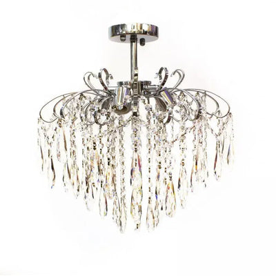 CRISTAL CHANDELIER EGO 5x E27, диаметър 47 см, лъскав хром