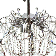 CRISTAL CHANDELIER EGO 5x E27, диаметър 47 см, лъскав хром