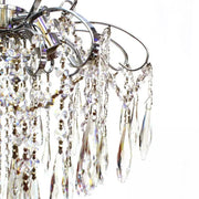 CRISTAL CHANDELIER EGO 5x E27, диаметър 47 см, лъскав хром