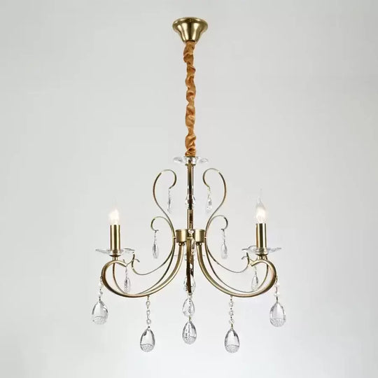 Gustavo Candelabra 3x E14 Gold Classic Candelabra Заглавие по подразбиране Alessandro Design