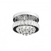 LED LULS с Abel 22W кристал, диаметър 35 см, студ/гореща/неутрална светлина, лъскав хром