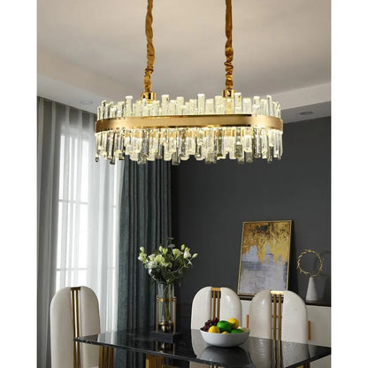 Achim LED полилей с дистанционно управление, 200W, диаметър 80 см, злато, недобросъвестно
