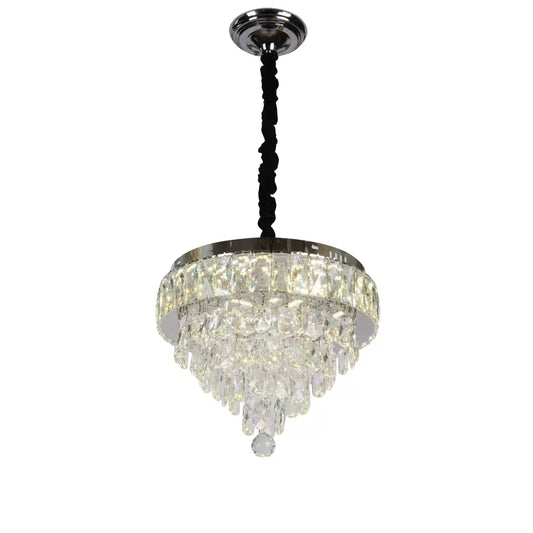LED кристален полилей с дистанционно управление Arturo 40W Dimable Silver