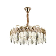 LED Crystal LED CHANDELIER LED с дистанционно управление Griffin 244W Dimable Gold