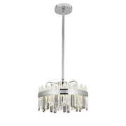Crystal LED полилей с Maxton 140w сребро дистанционно дистанционно