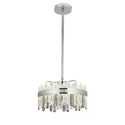 Crystal LED полилей с Maxton 140w сребро дистанционно дистанционно