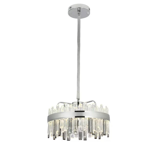 Crystal LED полилей с Maxton 140w сребро дистанционно дистанционно