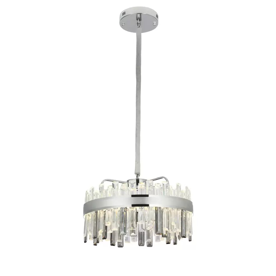 Crystal LED полилей с Maxton 140w сребро дистанционно дистанционно