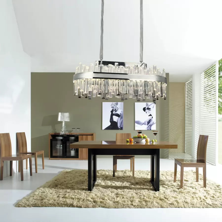 LED кристален полилей с дистанционно управление на Morgan 140W