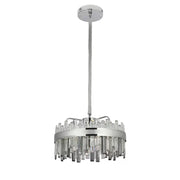 Crystal LED полилей с Maxton 140w сребро дистанционно дистанционно