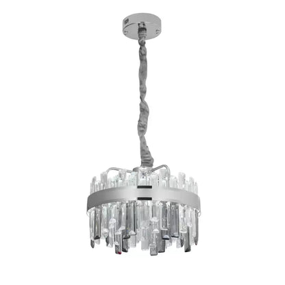 Crystal LED полилей с Miguel 92W Dimable Silver Remote Control