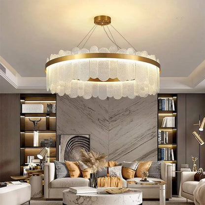 LED полилей с дистанционно управление Alvaro 128W Dimable Gold