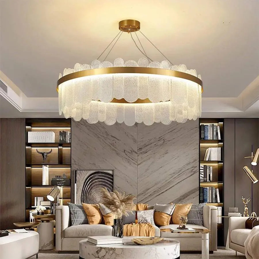LED полилей с дистанционно управление Alvaro 128W Dimable Gold