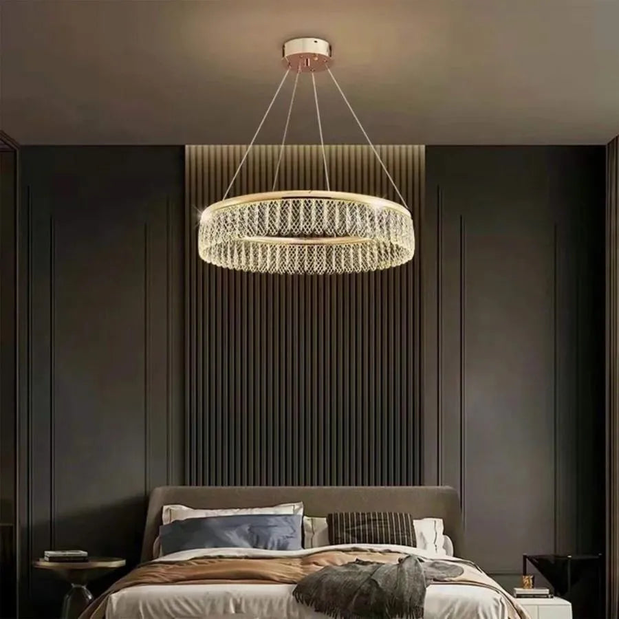 LED полилей с Vzareef 80W дистанционно управление, златист